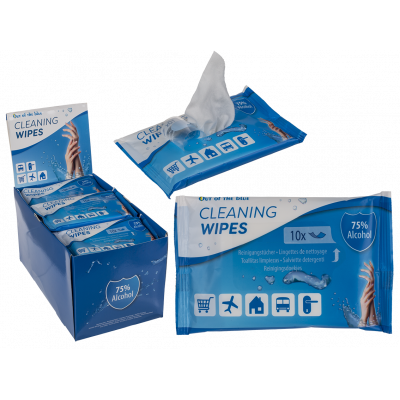 Lot de 96 sachets de 10 lingettes hygiéniques 